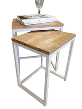 Mees - table d'appoint - bois - métal - 40x35x32 cm
